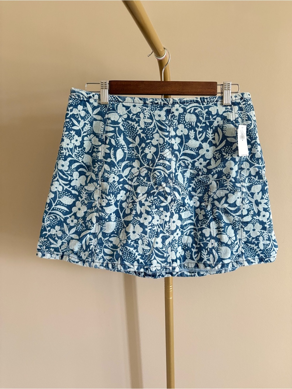 Old Navy x Anna Sui Floral Jacquard Mini Skirt